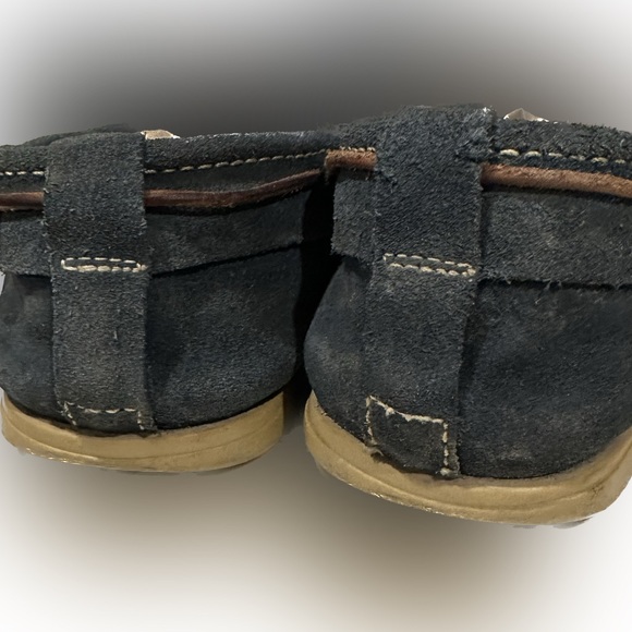 VTG KENNETH COLE 12M BOAT HOUSE SHOE Multi-media leather suede gray blue slip-on - Picture 3 of 5